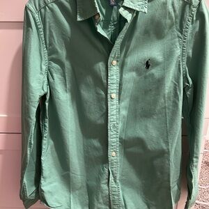Ralph Lauren Mint Green Button Down Shirt